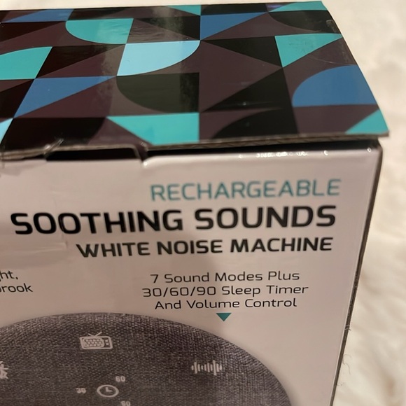NEW Relaxing Digital Rechargeable Soothing White Noise Machine w Sleep Timer😴 - Picture 3 of 7